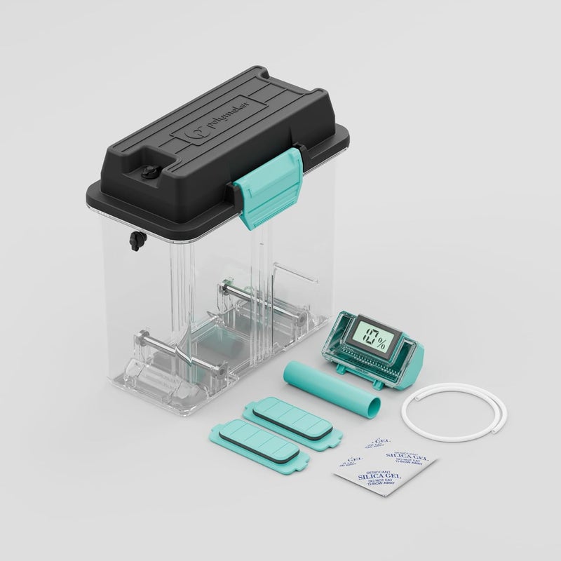 polymaker صندوق تخزين خيوط الطباعة ثلاثية الأبعاد - صندوق بوليدراير للتغليف والحماية المستمرة للخيوط، حامل خيوط الطابعة ثلاثية الأبعاد متوافق مع PA نايلون، PLA، PVB، PETG، ABS، TPU 1.75 مم 2.85 مم - Image 4